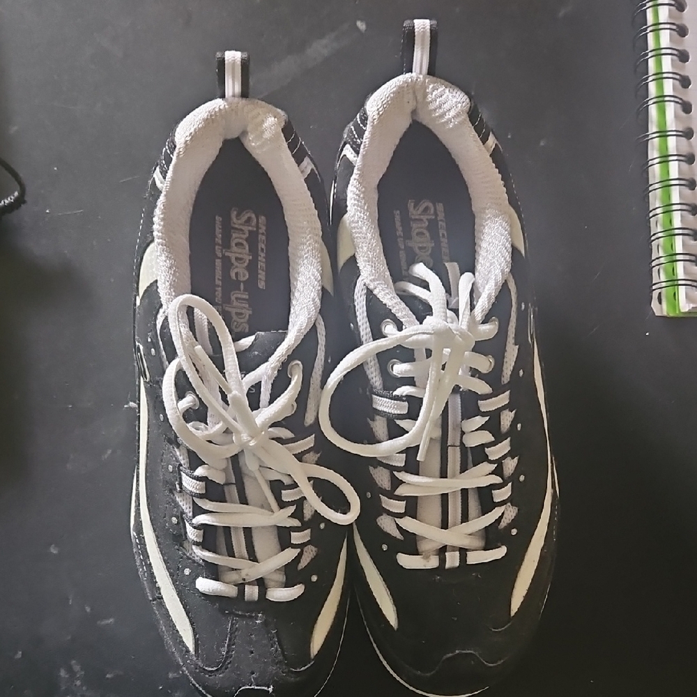 Skechers Black and White Sneakers